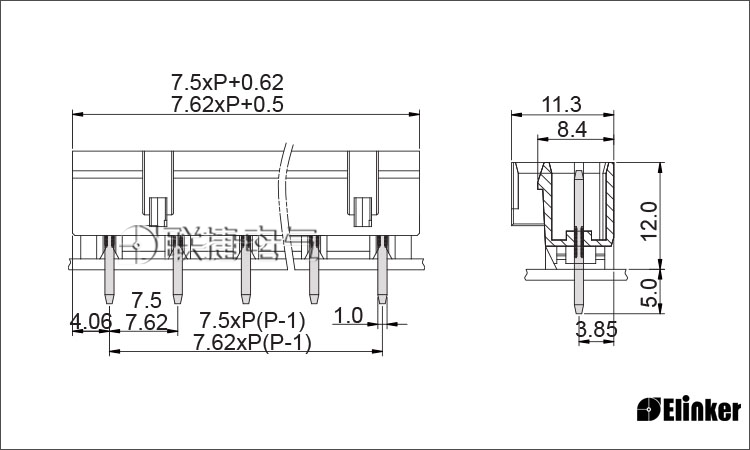 LSZ1BV-7.62弹簧式接线端子