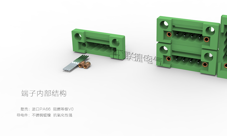 联捷电气穿墙式插拔式接线端子