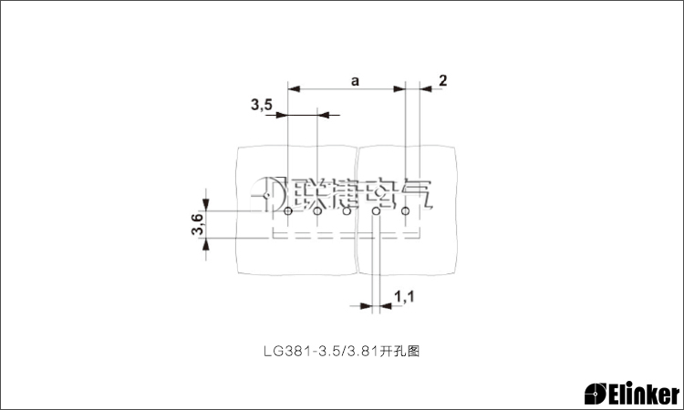 LG381-3.5/LG381-3.81直焊式接线端子